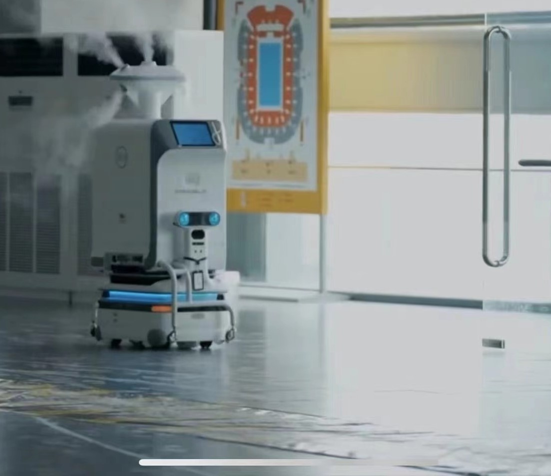 Robot autonome de désinfection durant le covid. Mass prod.